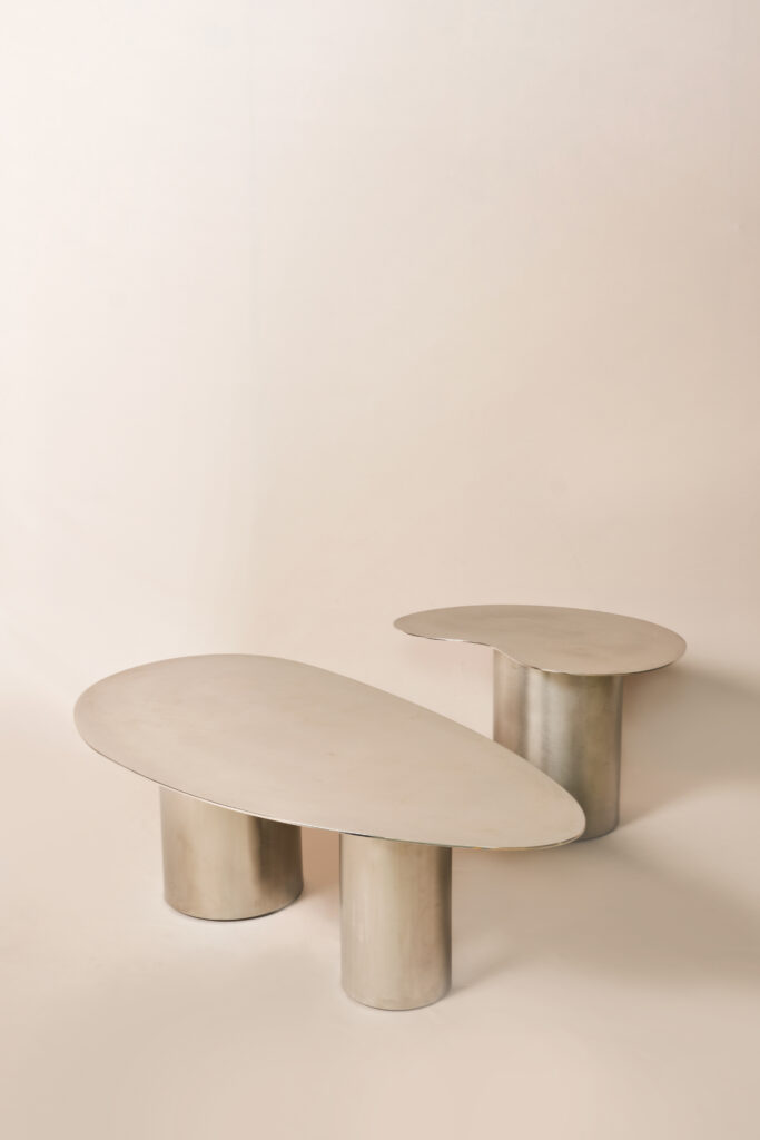Duo Table basse Déméter Inox