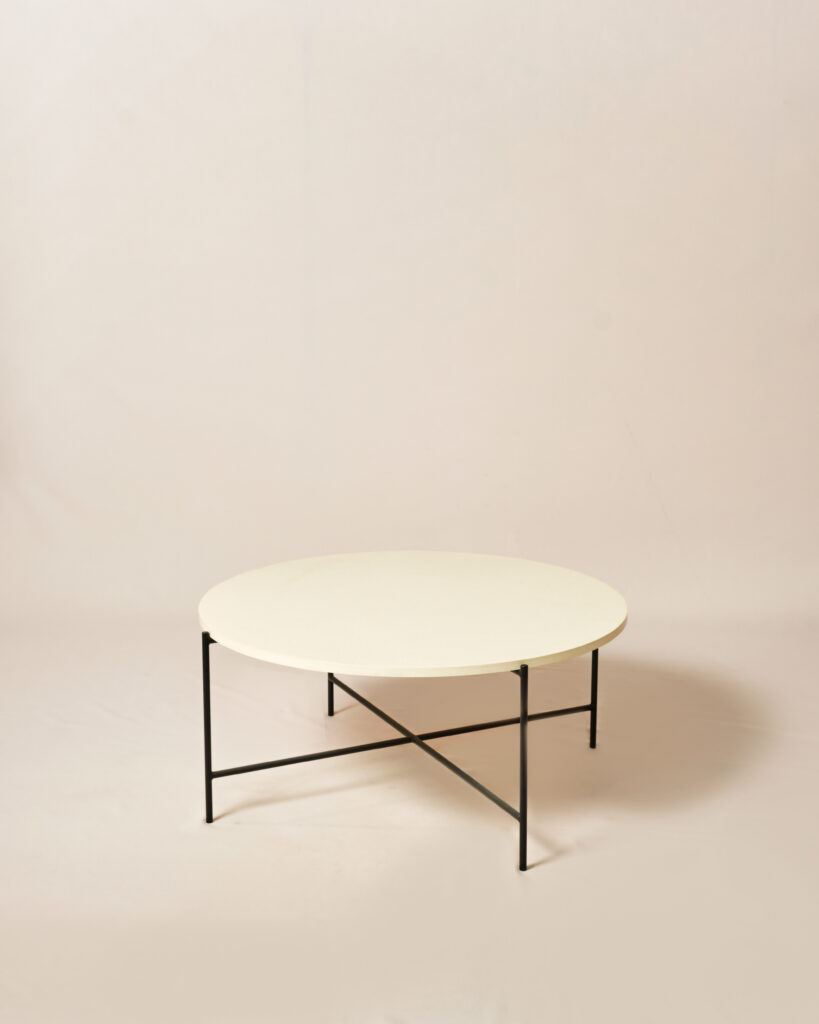 Table basse céramique blanche